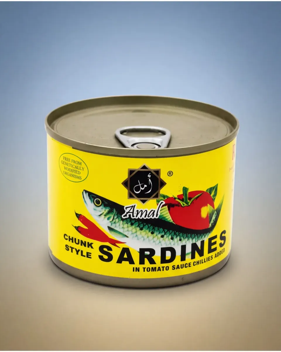 Sardines in Tomato Sauce with Chillies by Amal